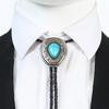 Bolo Tie for Man Woman Performances Cowgirls Western Necklaces Necktie Metal Cool Western Necklaces Cowgirls Costume