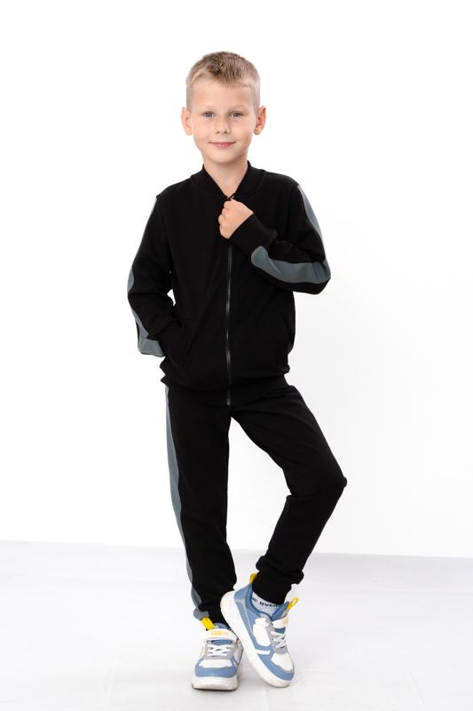 Boys’ Athletic Set – Elastic Waist Pants & Colorful Lampos Detail, Any season, 6152-057-4 HC