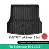 For Leapmotor B10/B01/B05 Trunk Mat TPE Full Surround Trunk Mat Waterproof And Wear-Resistant Car Interior Accessories