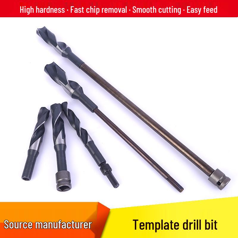 Extended Twist Drill Bit Set for Woodworking: Carbon Steel & Electric Compatible