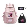 Demon Hunters KPop Demon Hunters Student School Bag Three-piece School Bag Zipper Pencil Case
