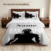 Travis Scott Personalized Custom Name 3‑Piece Bedding Set Soft Duvet Cover Set For Bedroom Home Decor