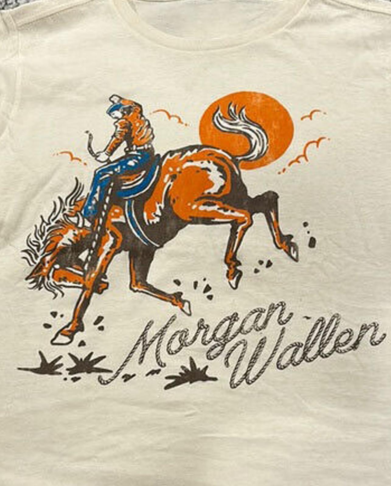 

Morgan Wallen Cowboy white T-Shirt Mens Womens Tees Top Cotton Unisex S to 345Xl JJ3011 L