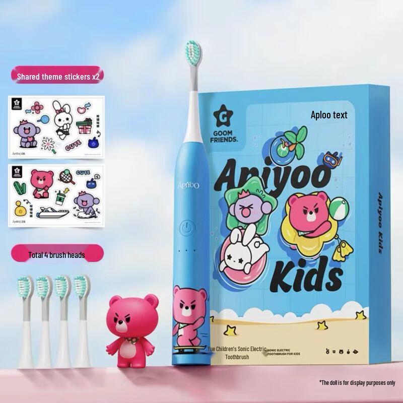 ApiYoo A7 Kids Sonic Electric Toothbrush