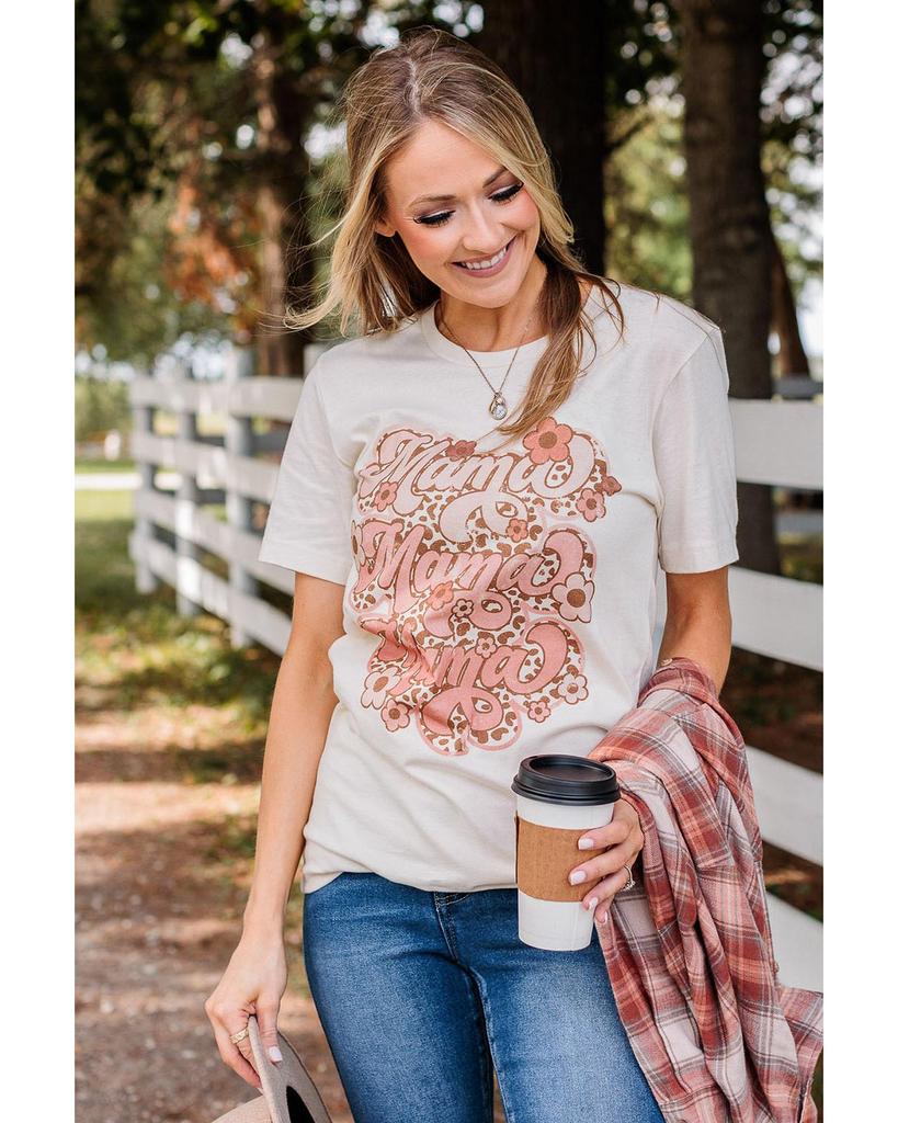 Azura Exchange Leopard Print Short Sleeve Graphic Tee