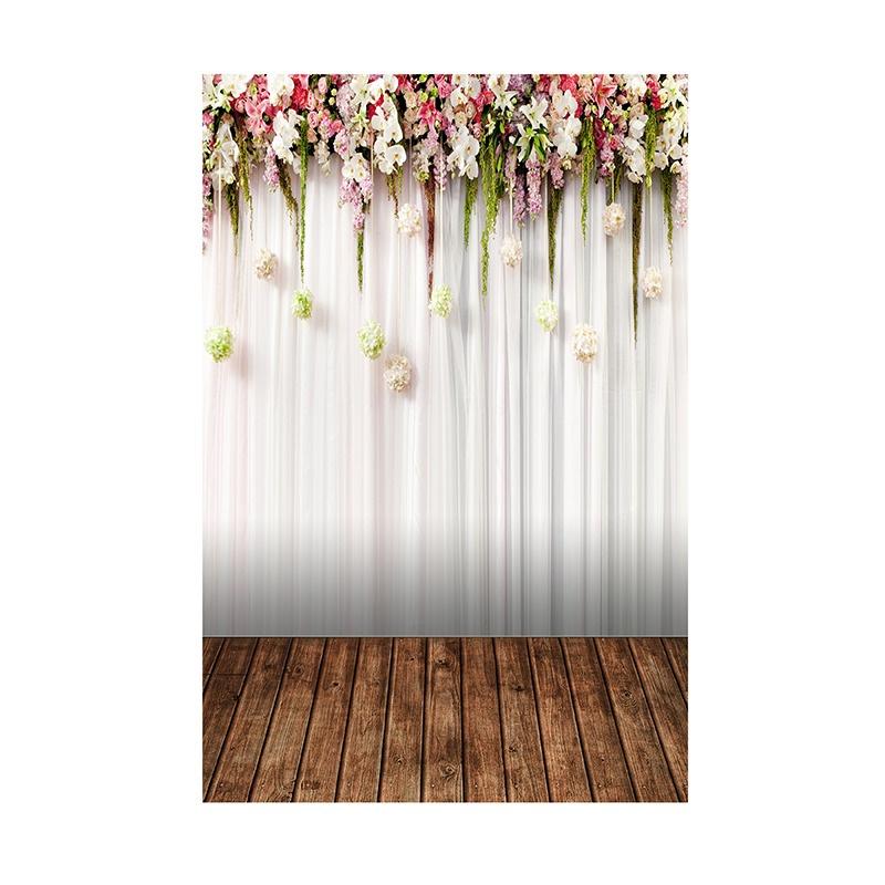 Fundal Floral pentru Fotografie Fundal cu Flori Baby Shower Ziua Mamei Ziua Îndrăgostiților Nuntă Decor Petrecere de Aniversare Banner Recuzită Studio