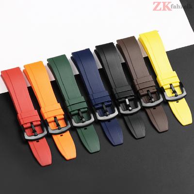 Premium Kwaliteit Gevulkaniseerd FKM Rubber Horlogebandje voor Seiko voor Rolex 20mm 22mm 24mm Snelwissel Horlogebandjes Rubberen Band Tropic