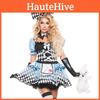 Wonderland Alice In Cosplay Costume Women Stage Performance Halloween Dress