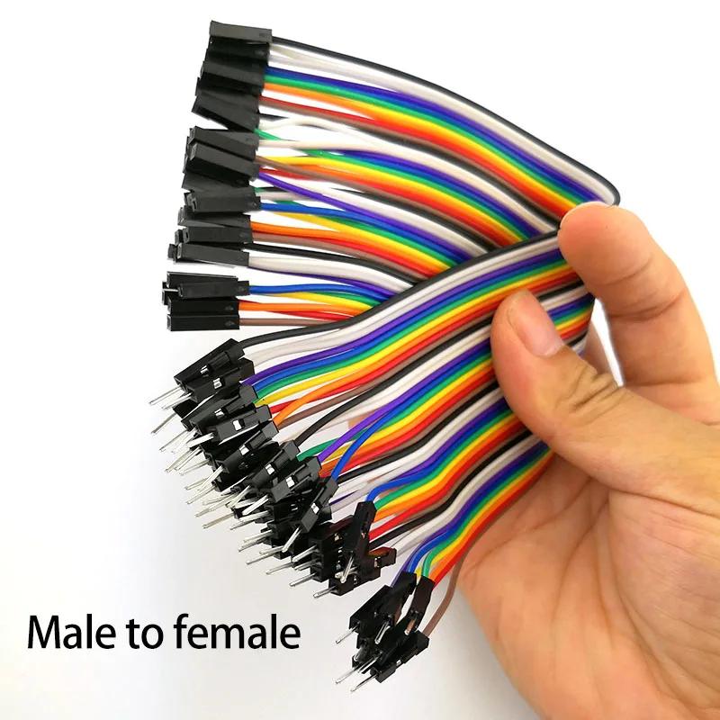 

10cm 20CM 30CM 40 Pin Dupont Jumper Line Wire Male To Male Female To Male Female Jumper Wire Eclectic Cable Cord for DIY 30cm