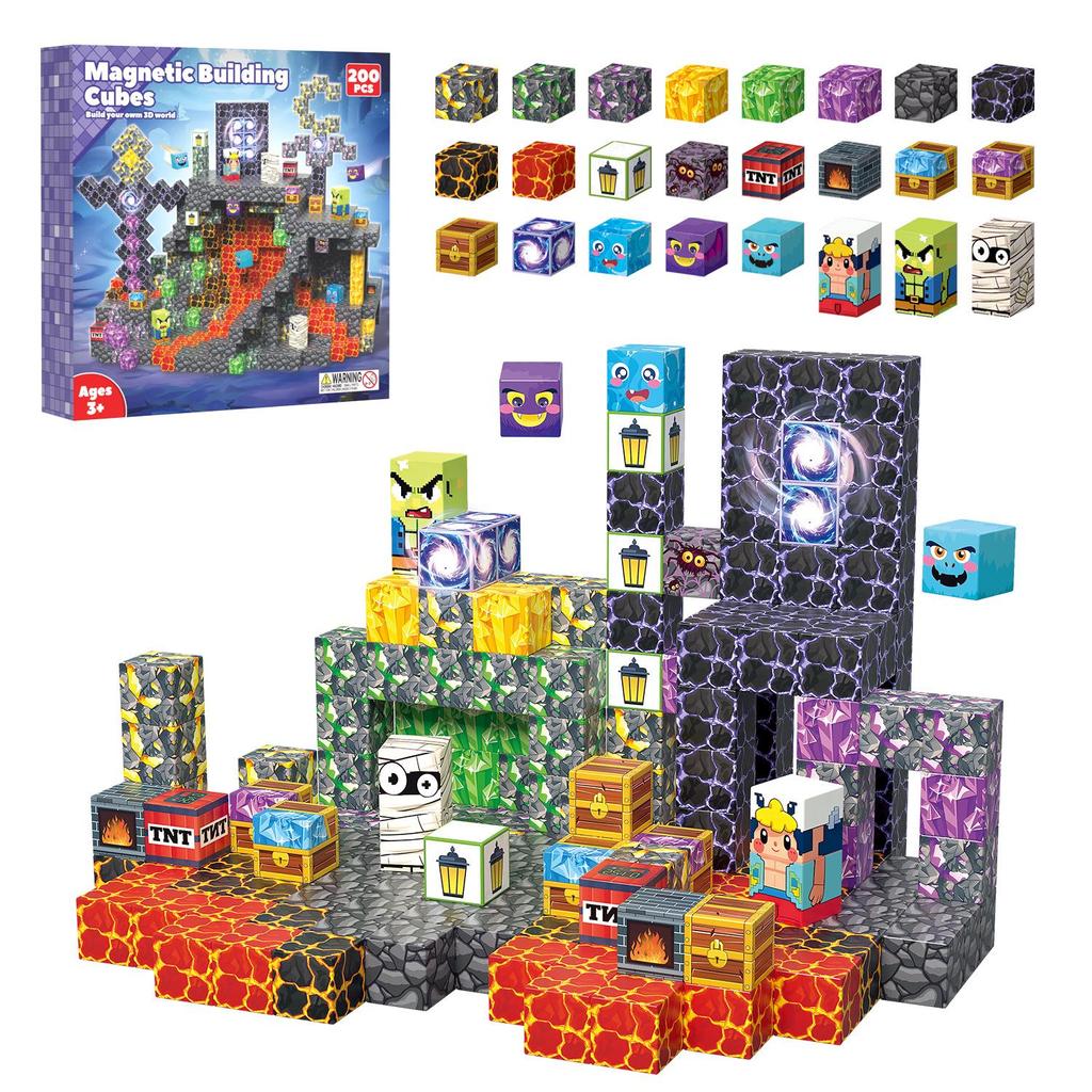 Magnetic Building Blocks - DIY Magnetic Tiles for Kids