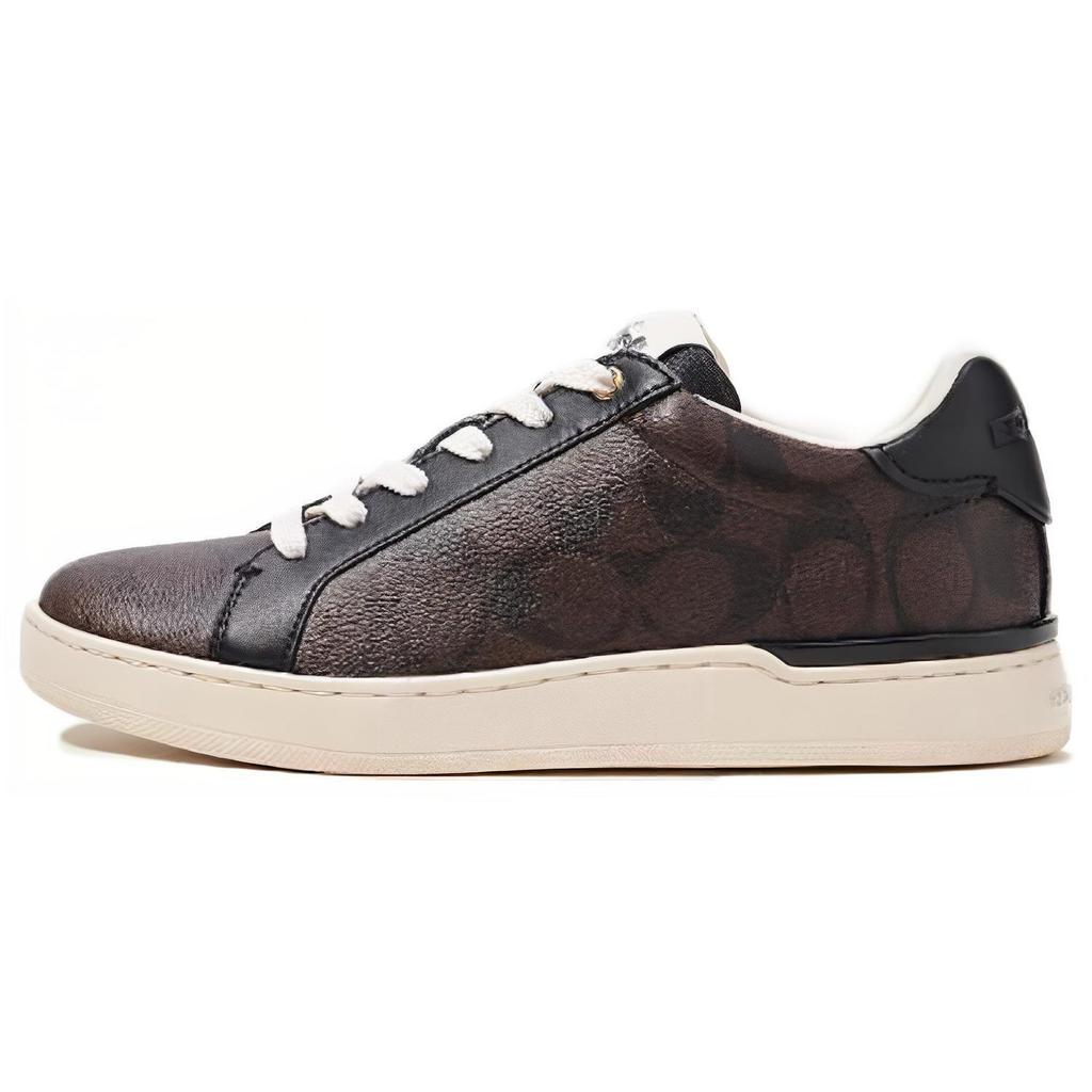 Coach Clip Low Top Skateboard Shoes Women's Black CK560-MABK
