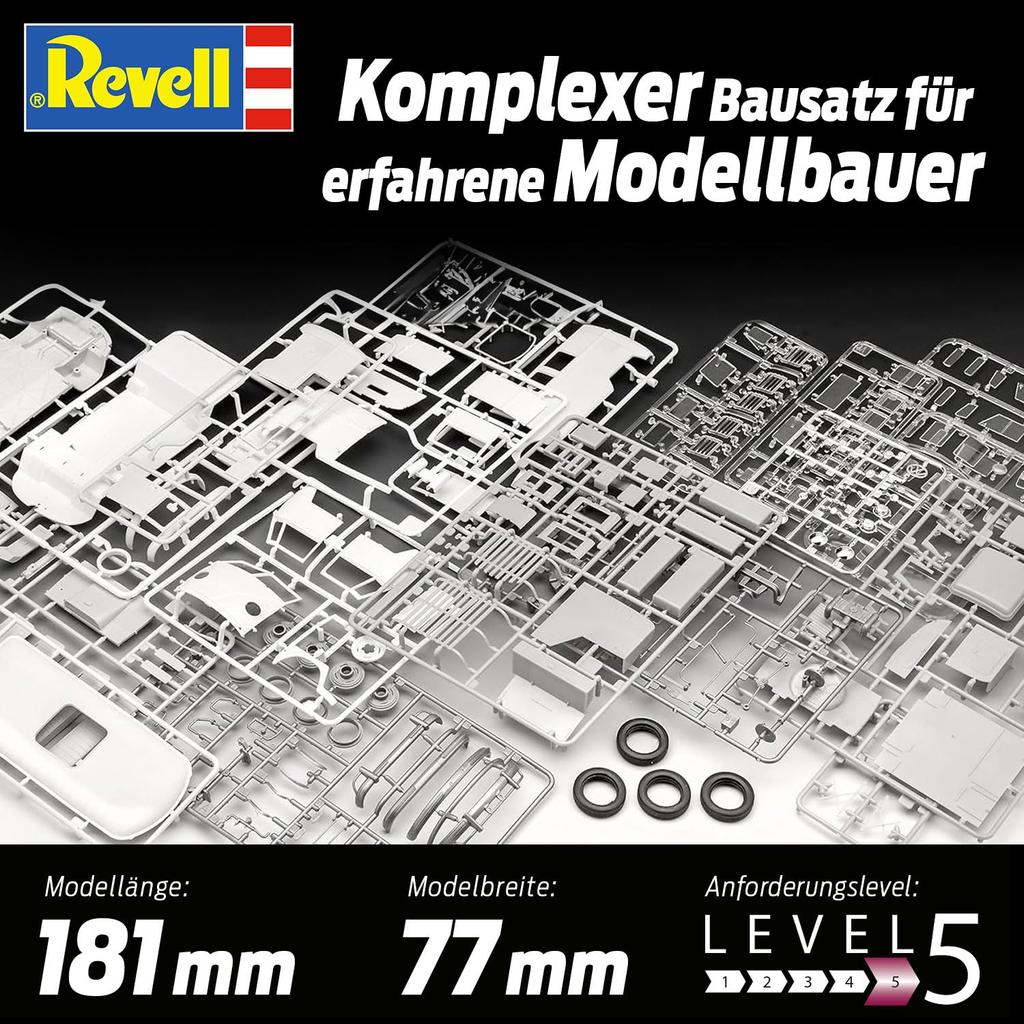 German Revell 1/24 Volkswagen T1 Samba Bus 07399 Plastic Model