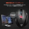 Qtuo 2.4G Wireless Mouse, 5DPI (800-1200-1600-2000-2400), High Precision, Adjustable Buttons, Weight: 0.088kg