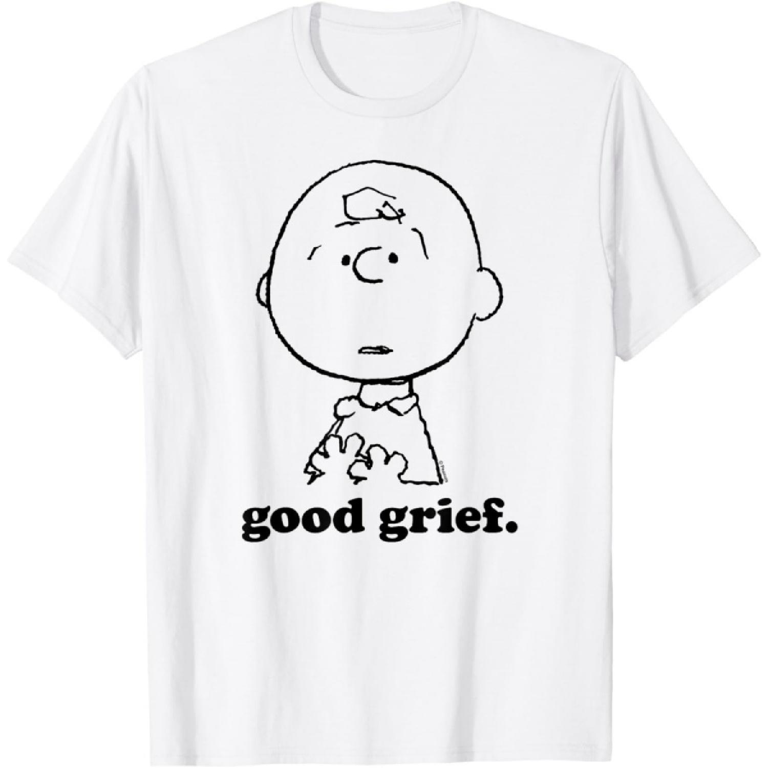 Peanuts - Good Grief Charlie Brown Face T-Shirt XXXXXL белый