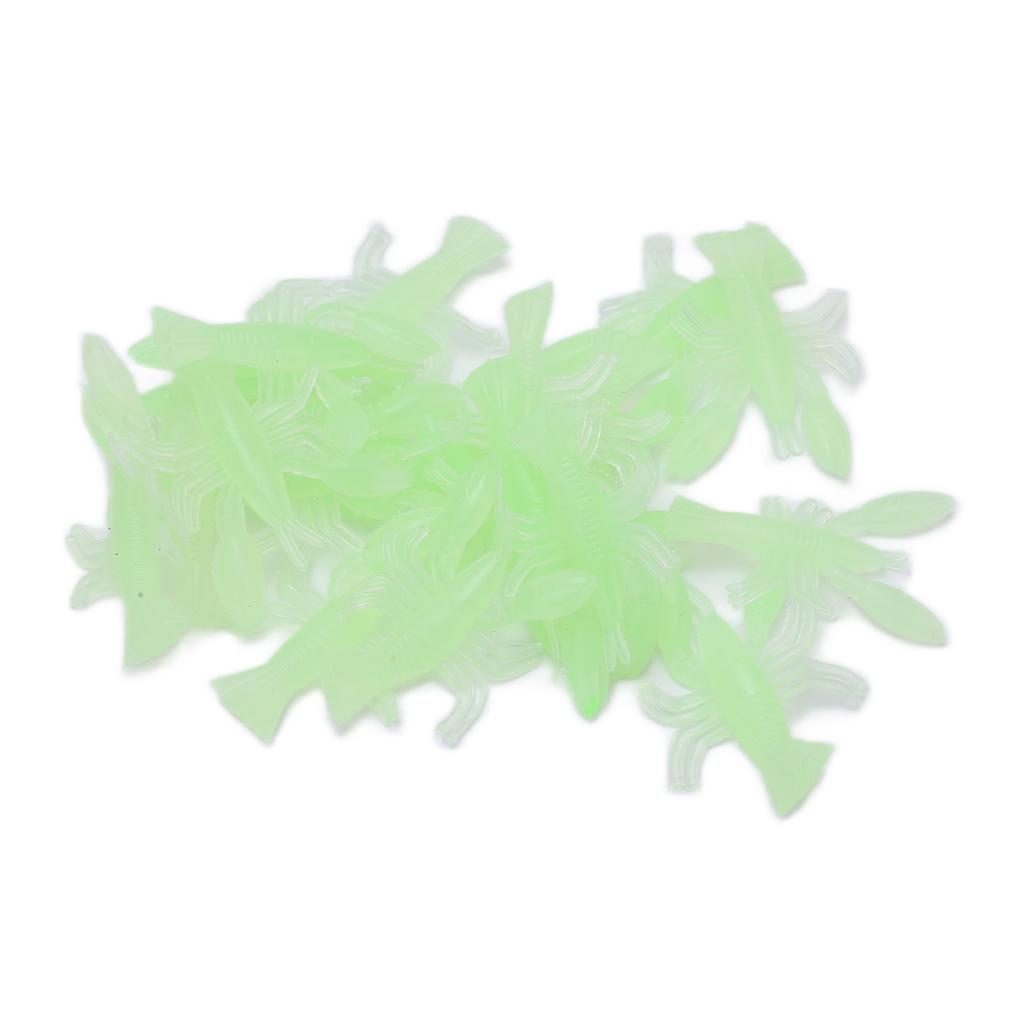 Fishing Shrimps Lures Glowing Luminous Soft   Lifelike Silicone Shirmps Bait