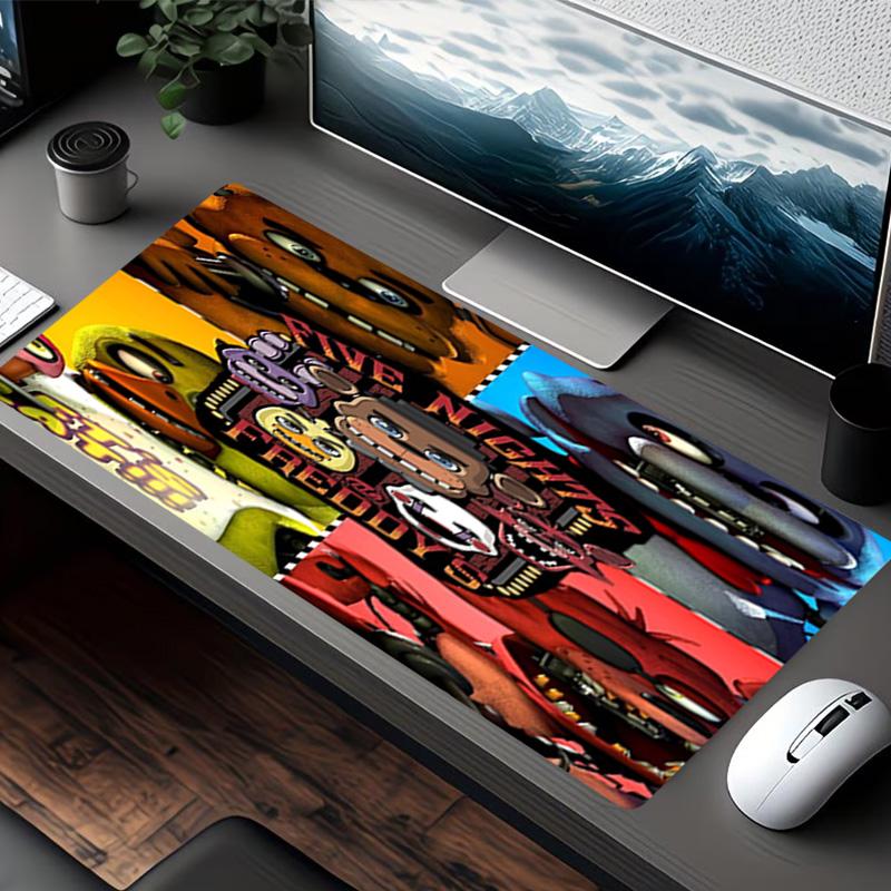 Ποντικοουαλί Five Nights at Freddy's, για Πληκτρολόγιο Pad Laptop PC Mat για Γραφείο Οικιακή Χρήση, Διακόσμηση Γραφείου, Τέλειο Δώρο Γενεθλίων για Παίκτες
