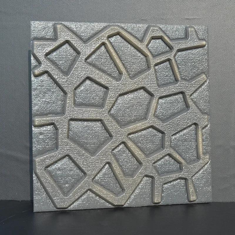 

3D Пенопластовые Наклейки на Стену Декоративные Самоклеящиеся Панели Декор для Дома Спальни Гостиной Ванной Комнаты Детской ТВ Креативные Водонепроницаемые Обои 20pcs