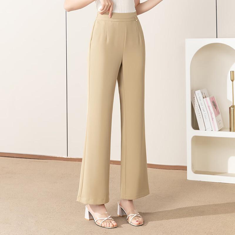 Women's Elastic Waist Flare Pants