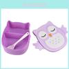 Adorable Owl Design Kids Bento Box With Premium Quality Materials And Utensils Included