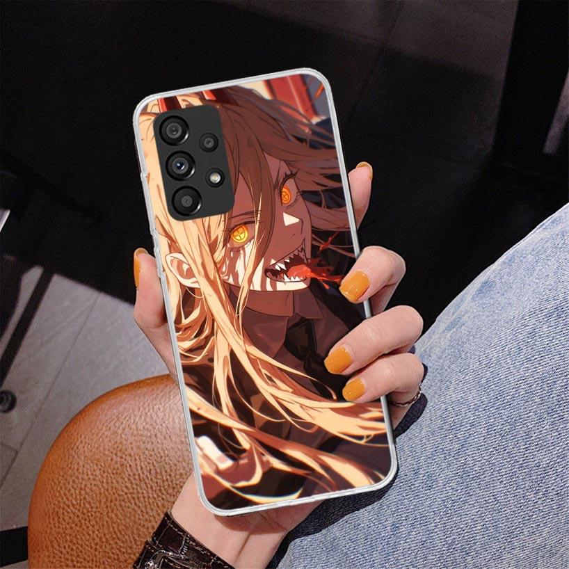 C-Chainsaw Mans Power Phone Case For Samsung Galaxy A52 A32 A22 A12 A51 A31 A50S A30S A20S A10S Note 20 Ultra 10 Plus S10 A72 A7