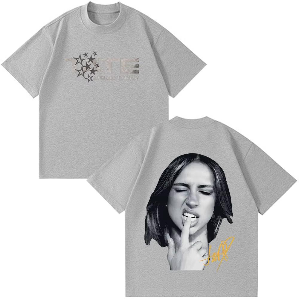 Summer Hot Sale Tate Mcrae Album So Close To What Miss Possessive 2026 World Tour T-Shirt Hip Hop Streetwear Oversized Tshirt