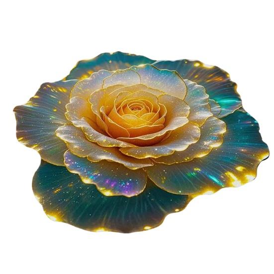 3D Flower Floor Mat Realistic Rose Lotus Area Rug Anti-Slip Decorative Flower Bathroom Rug for Living Room Bedroom Kitchen