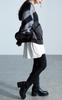 Gold Japan Plus Size Knit Pullover Long Marble Drop Voluminous Size Black Women's Top, Sleeve, Print, Shoulder, Sleeves, Fall/Winter/Spring, sum-0020,