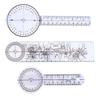 3 Stück Weißes Gesundheitswesen Goniometer 8 Zoll 3-teiliges Goniometer-Kit Goniometer-Set Physische Erholung