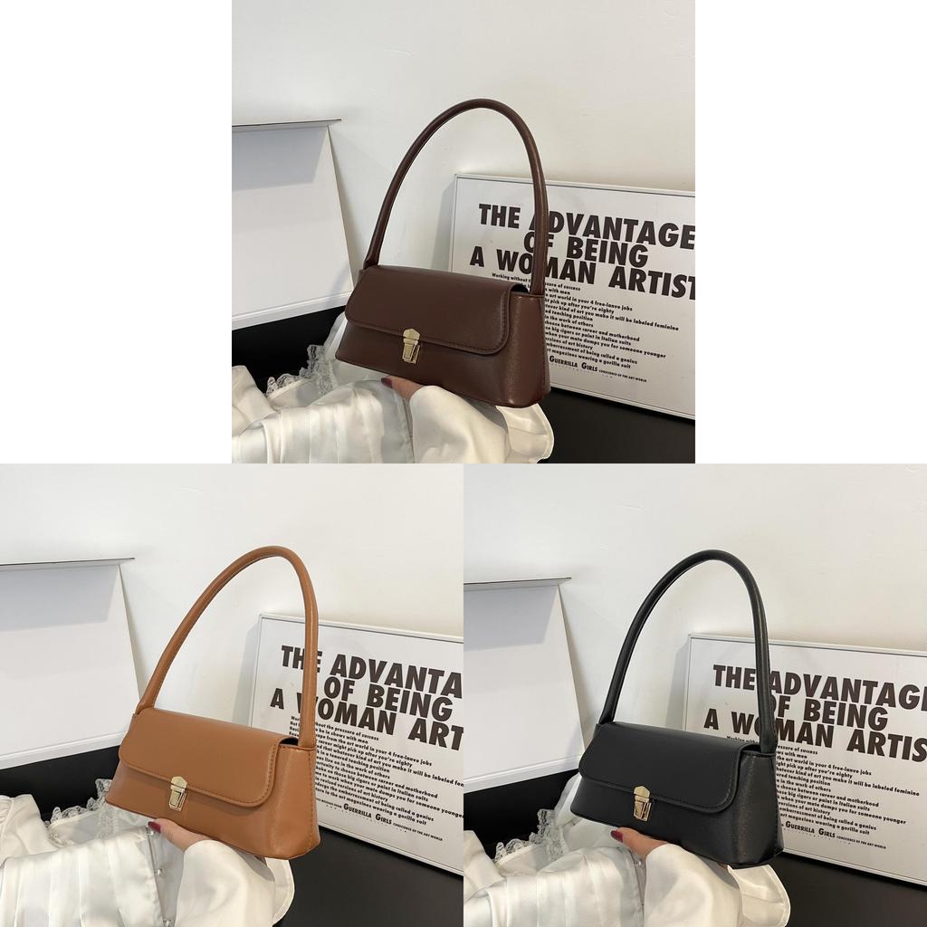 Small Pu Crossbody Bag For Women With Lock Closure For Daily Casual Use