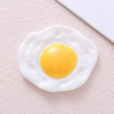 Roztomilé kreslené samolepky na ledničku Materiál s vejci a mlékem Design 3D Resin Series Materiál samolepek na ledničku Home Decor