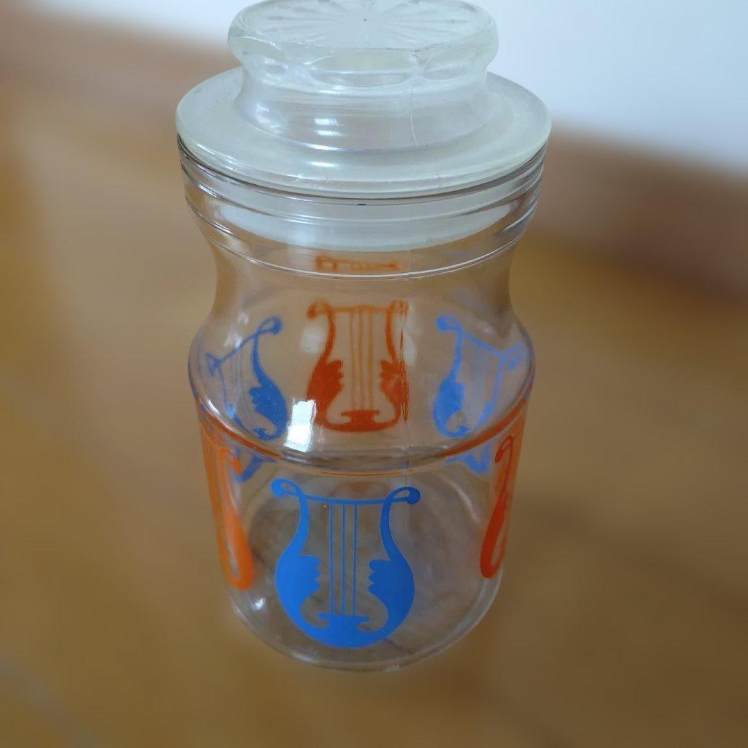 Rare Showa Retro Glass Container Lid