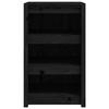 VidaXL Armoire de cuisine d'extérieur noir 55x55x92 cm bois pin massif 832343
