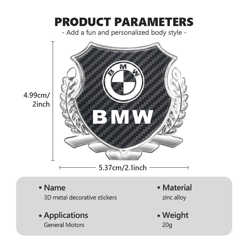 Car Body 3D Stickers Wheat Ears Styling Emblem Decals Decoration For BMW M 1 3 4 5 6 7 Series M3 M6 F01 F02E34 E36 E70 F10 X6 X1