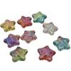 20mm UV Plated Colorful Glitter Acrylic Star Beads for DIY Jewelry