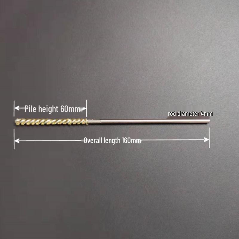 Matkap İçin Yuvarlak Başlı Bakır Tel Fırça – Pas Sökme, Parlatma, Taşlama, Çapak Alma ve Boru Temizleme