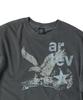 TRAVEL Imperial Pigment Short Sleeve T-Shirt Black Charcoal