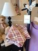 Academy Style Pink Plaid A-line Wool Skirt - Hip-Hugging for Spring & Autumn