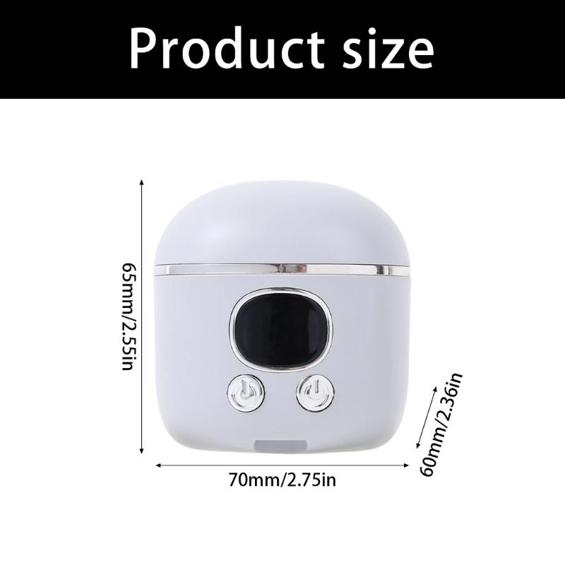 Electric Nail Clippers with ABS Safety Handle and AntiSlip Grip for Secure Nail Cutting Experience at Home or Travel