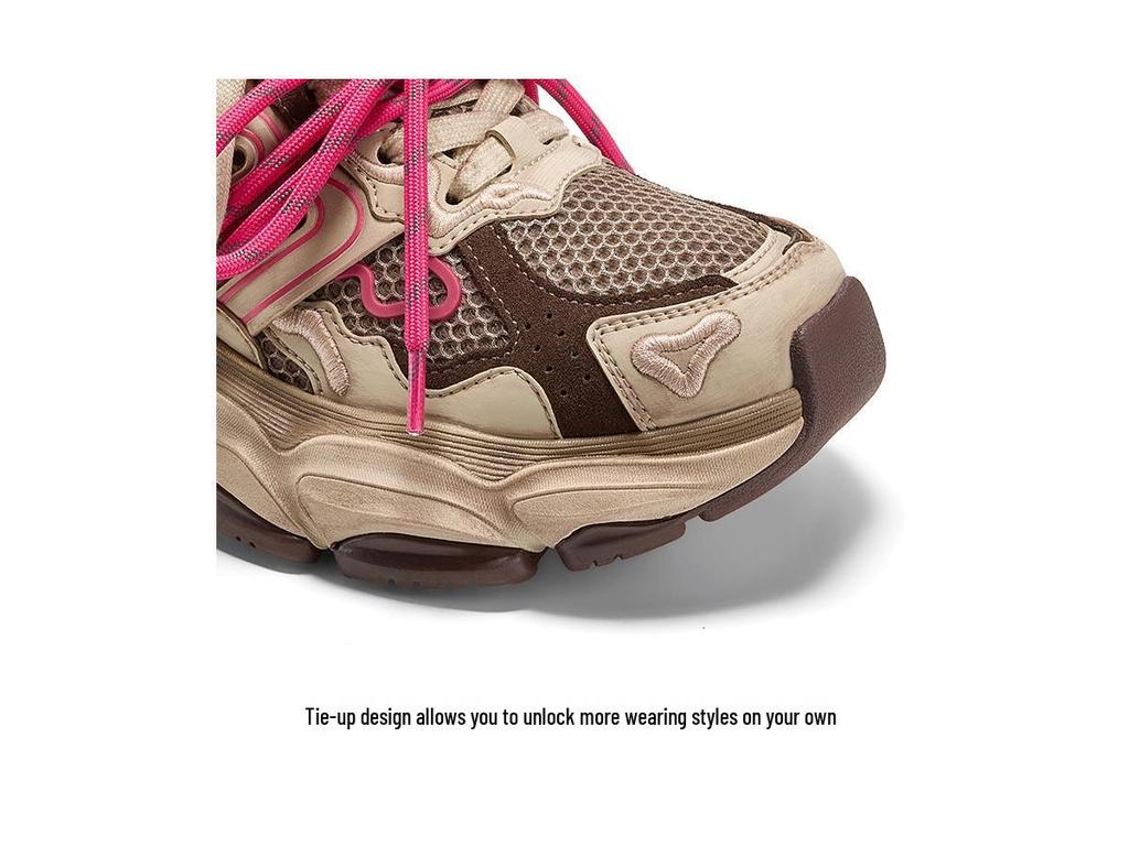 Pantofi casual tip „Dad Shoes” din piele uzată pentru femei – Trend Toamnă 2025, Stil Retro cu Pernă de Aer, Pantofi Sport Casual care Măresc Înălțimea