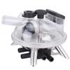 240  Milking Claw, Sheep and Cattle Milk Collecting Tool with Stainless Steel Base, Food Grade PC Material, Pressure Valve