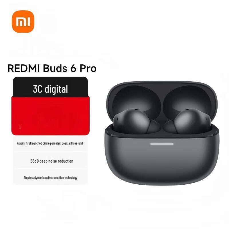 

Xiaomi Redmi Buds 6 Pro True Wireless Noise-Cancelling Earbuds