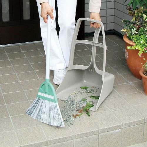 Azuma Industrial Gravel Sorting Cross-Shaped Dustpan, Separates Gravel and Leaves, Lightweight and Rust-Resistant Resin Dustpan, Width 33.5cm, Total L