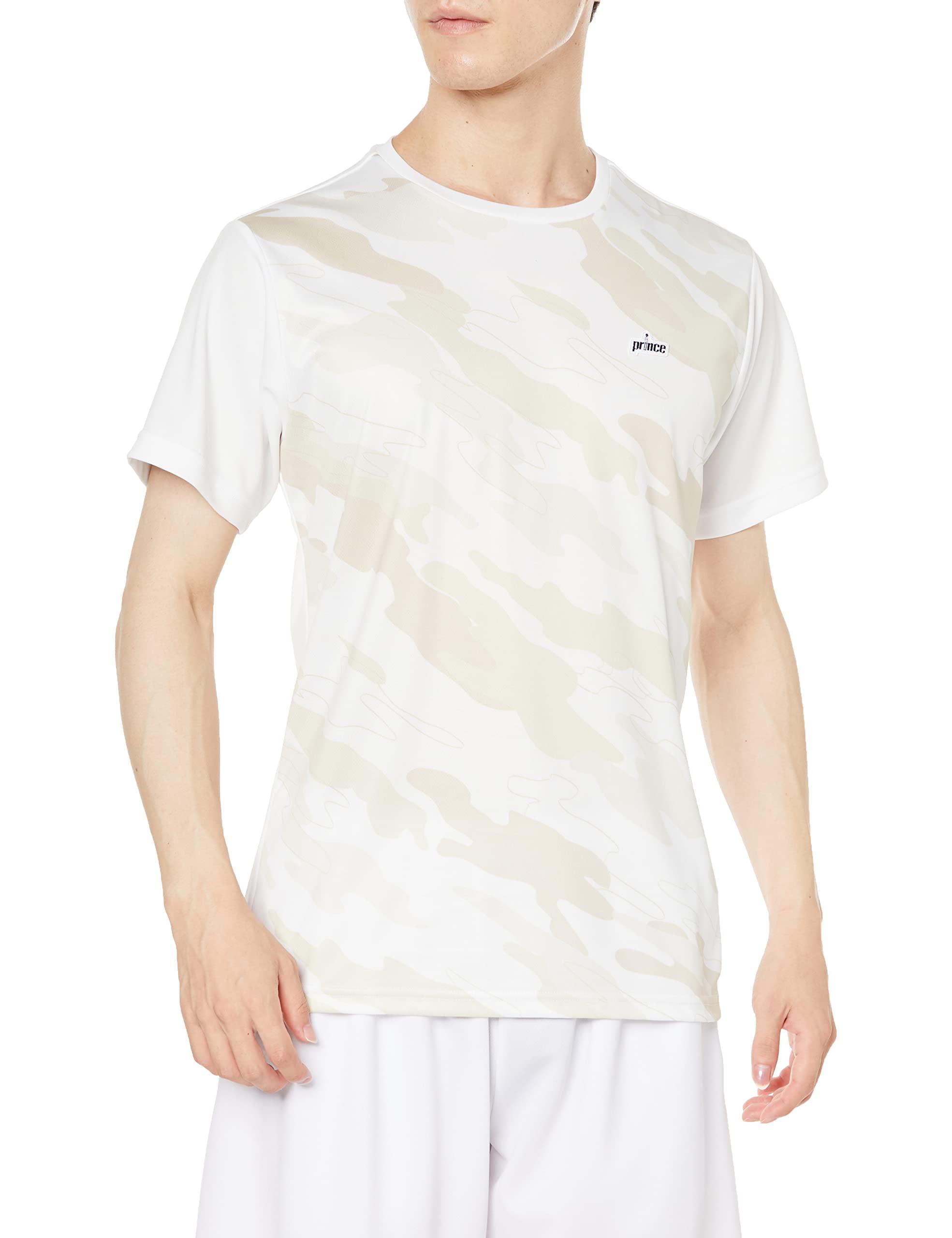 

Рубашка с коротким рукавом Game Shirt White x Beige M [Prince] (220)