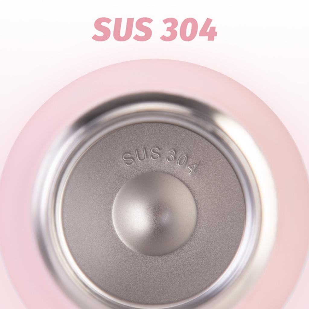 1L/32oz Stainless Steel Sports Insulated Water Bottle Portable Handle Insulated Cup with St Printed Wide Mouth Travel Mug