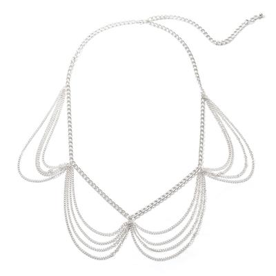 European, American, Bohemian Metal Chain Body Chain, Women's Retro Punk Nightclub Sexy Waist Chain