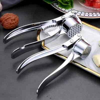 Garlic Masher Crusher Stainless Steel Manual Garlic Mincer Chopping Ginger Multifunctional  Grinder Tool Kitchen Accessories