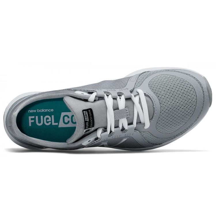 New Balance Nb FuelCore Comfortable Fabric Synthetic Leather Low Top Running Shoes Women sneaker Light-Gray WX77SW2