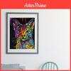 Animal Painting Canvas Wall Art With Handdrawn Design For Living Room Decor