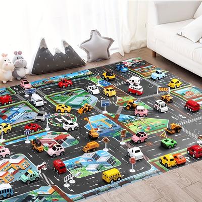 Popular Game Scene Map New City Traffic Scene Map Game Mat Waterproof Mat City Theme Game Mat Theme Traffic Route Map