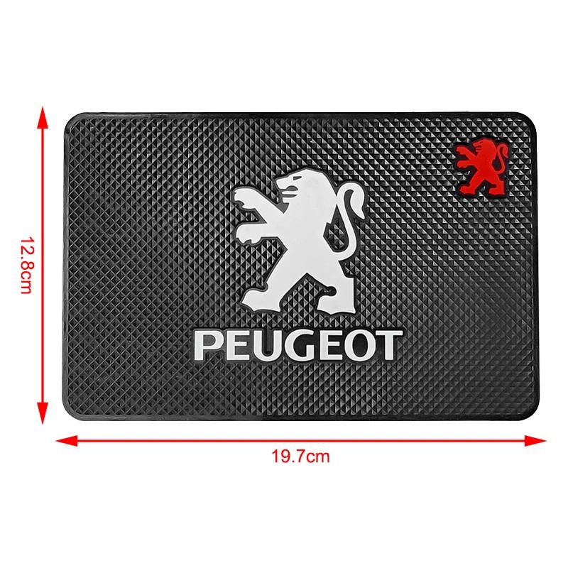 For Peugeot Car Special Phone Non-Slip Pad Dashboard Storage Mat For Peugeot 206 307 308 3008 207 208 407 508 2008 5008 107 106